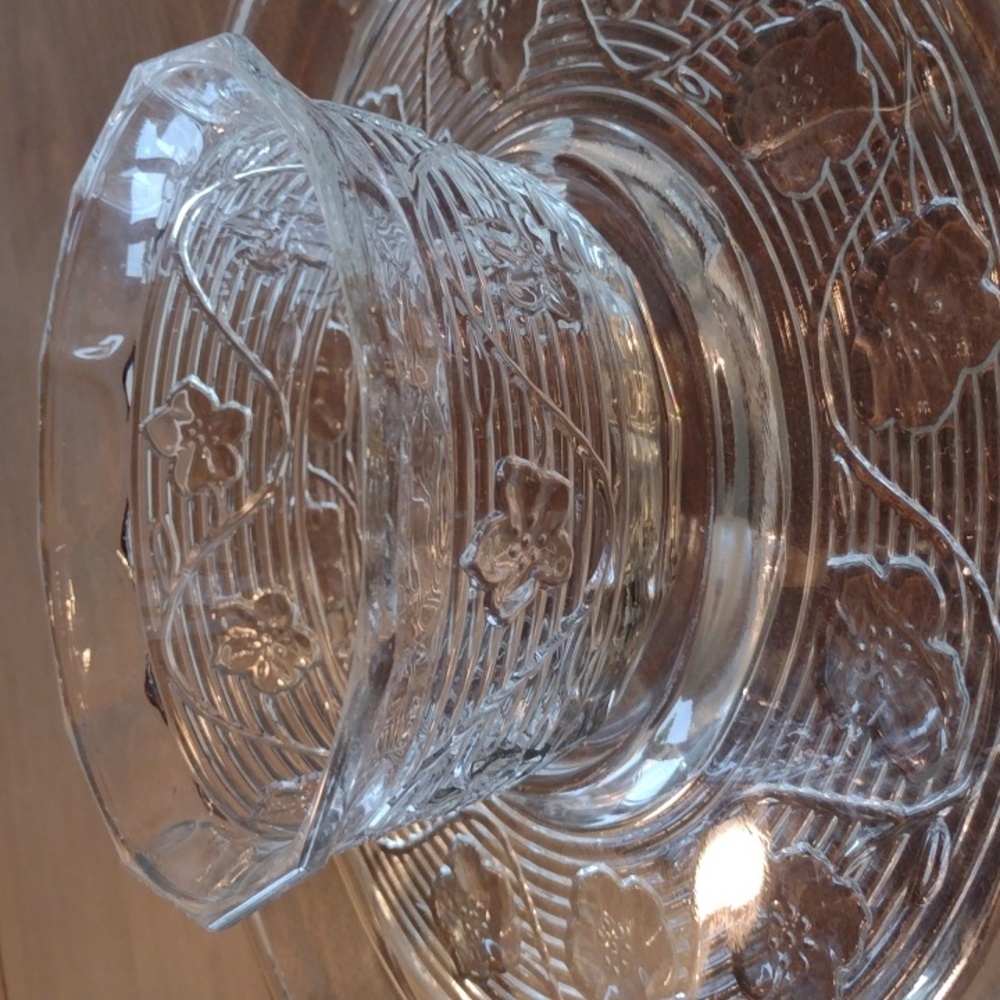 Unbranded Morning Glory Serving Platter And Bowl - Picture 6 of 8